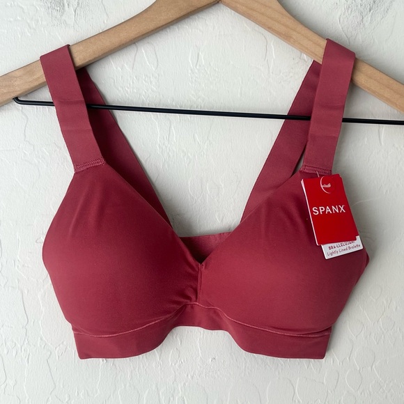 NWT Spanx bra llelujah lightly lined bralette winter rose small - Picture 8 of 9